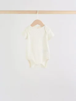 Sale Next Fluro Pink Baby Short Sleeve Bodysuits 5 Pack