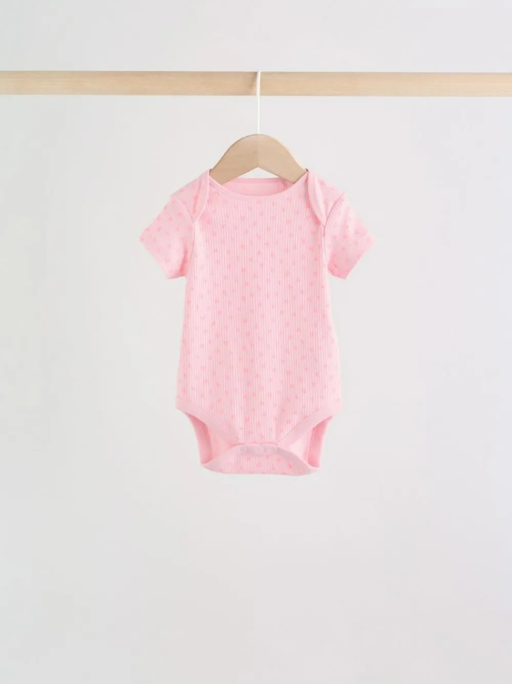 Sale Next Fluro Pink Baby Short Sleeve Bodysuits 5 Pack
