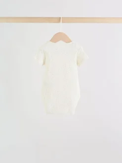 Sale Next Fluro Pink Baby Short Sleeve Bodysuits 5 Pack