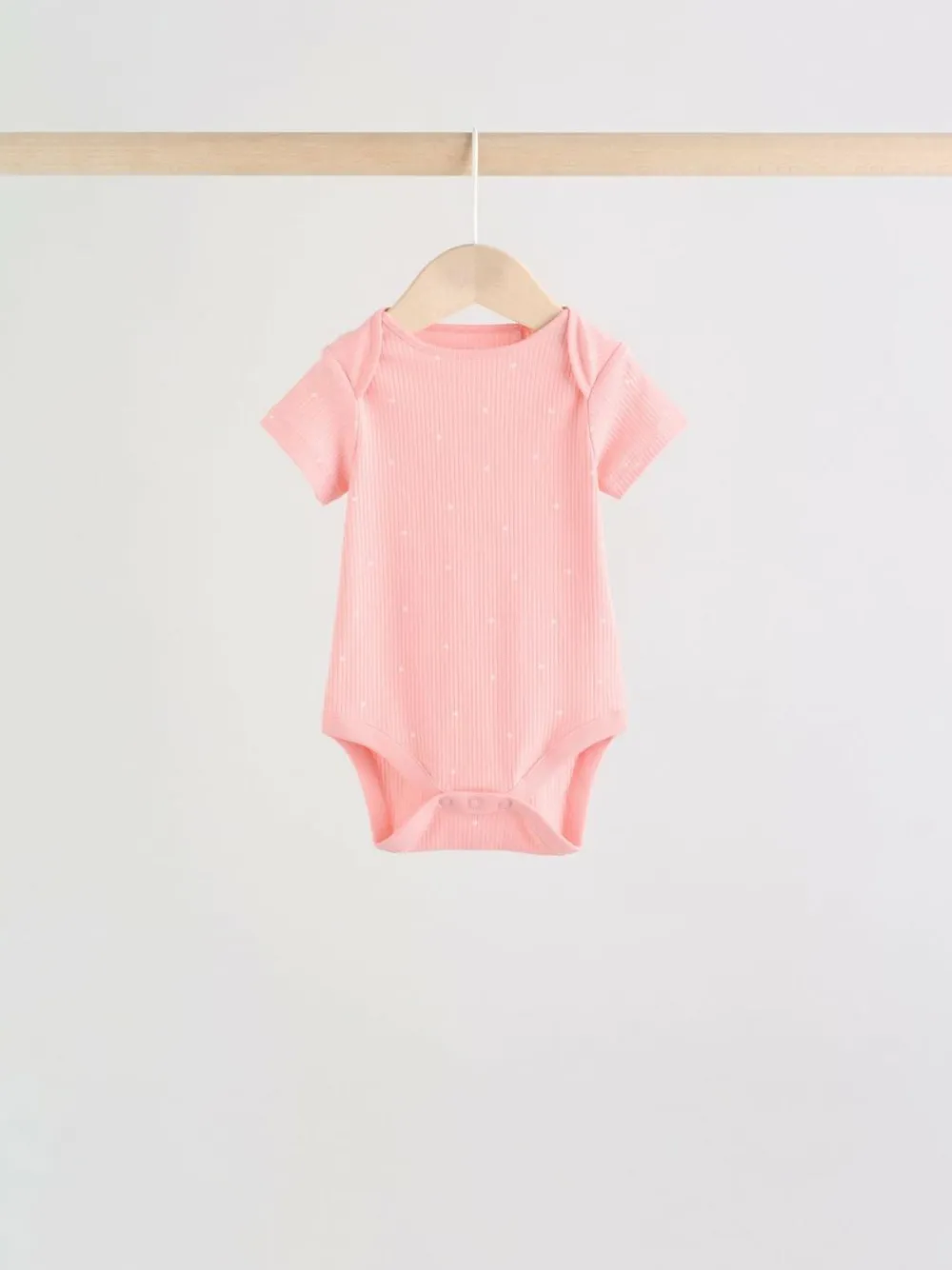 Sale Next Fluro Pink Baby Short Sleeve Bodysuits 5 Pack