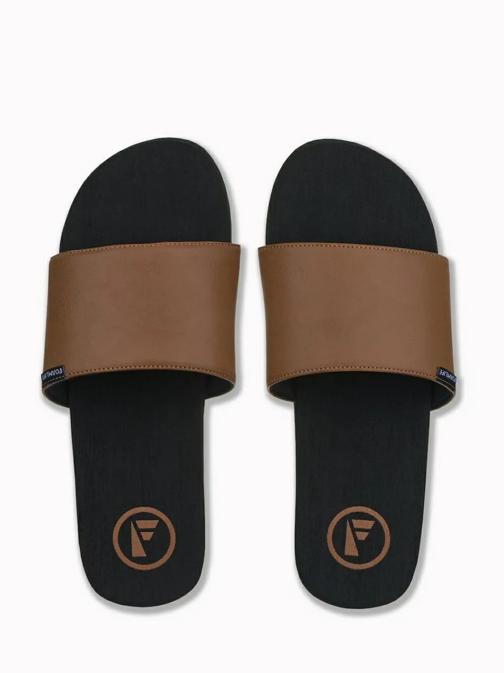 Foamlife Black Mens Seales Sliders^ Slippers|Slippers