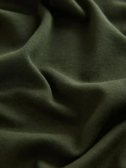 Next Forest Green Relaxed Fit Heavyweight Longline T-Shirt^Women Tops & T-Shirts