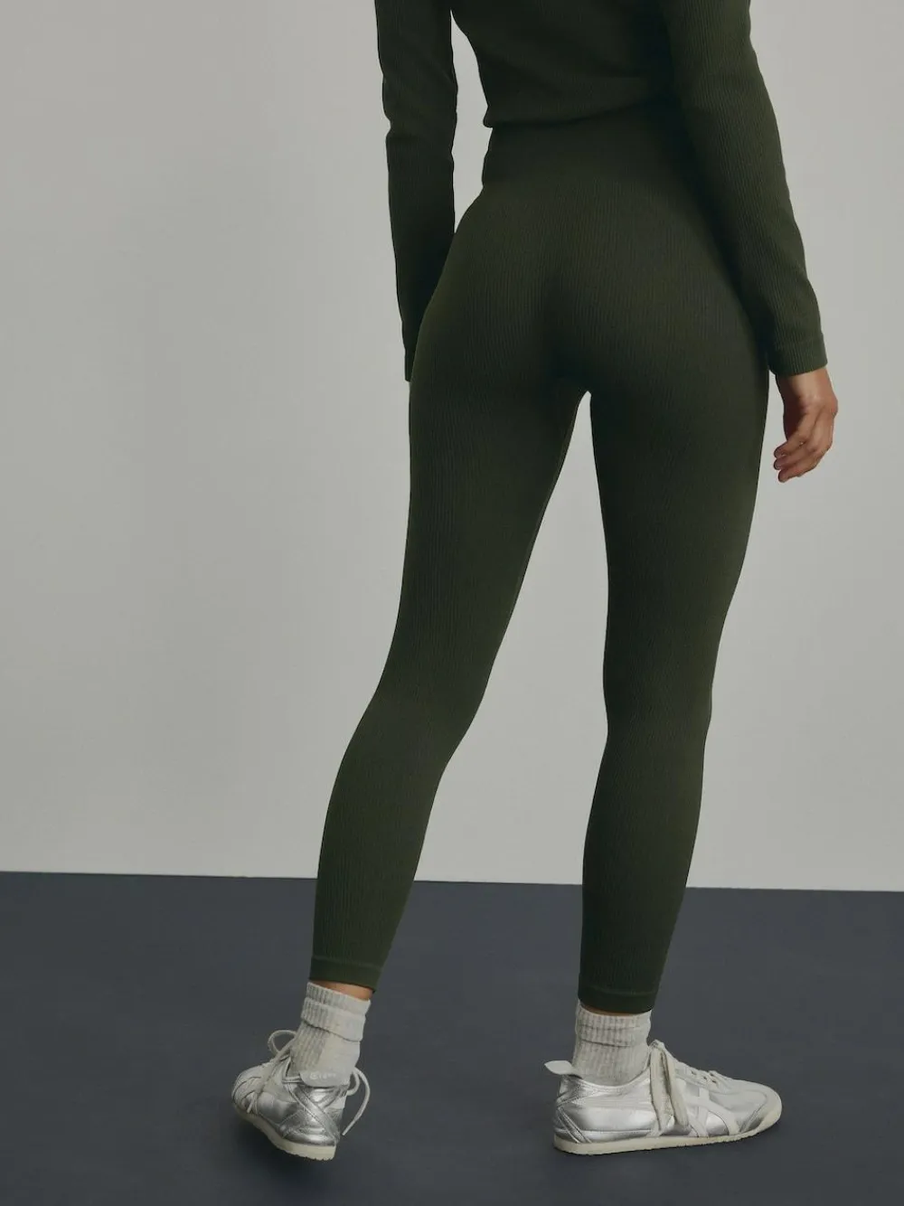 Clearance Next Forest Green Ribbed Seamless High Waist Leggings