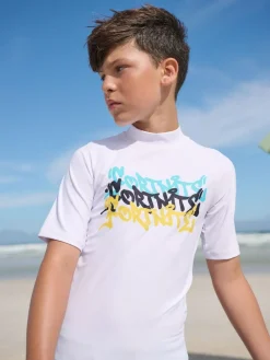 Next Fortnite Rash Vest (3-16yrs)^BOY Swimwear