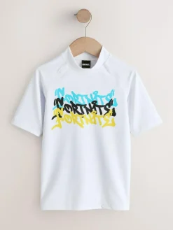 Next Fortnite Rash Vest (3-16yrs)^BOY Swimwear