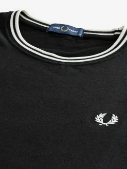 Fred Perry Black Twin Tipped Logo T-Shirt^ Tops & T-Shirts