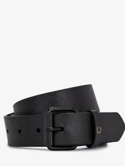 Best Fred Perry Black Scotchgrain Belt