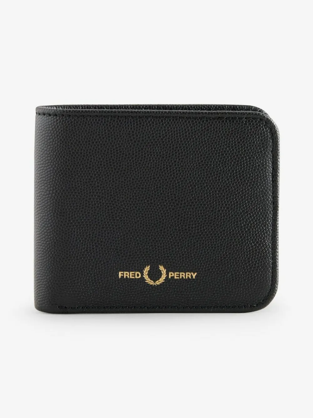 Fred Perry Scotchgrain Leather Black Wallet^ Wallets