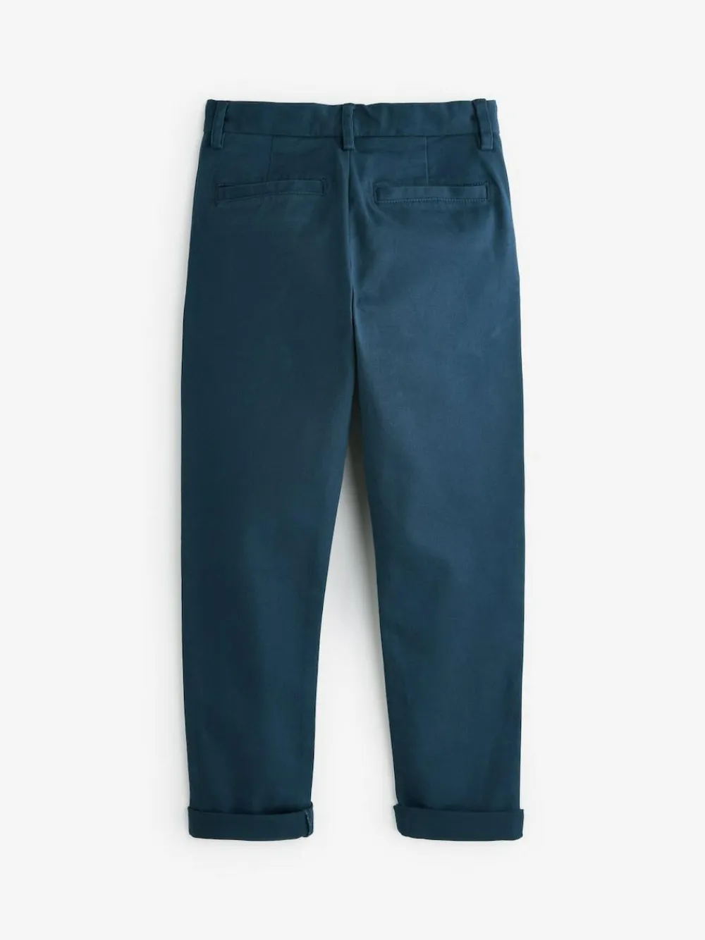 New Next French Navy Blue Regular Fit Stretch Chino Trousers (3-17yrs)