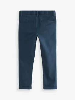 Sale Next French Navy Blue Skinny Fit Stretch Chino Trousers (3-17yrs)