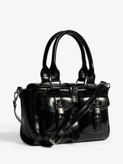 Discount Friends Like These Padlock Pocket Bag Black