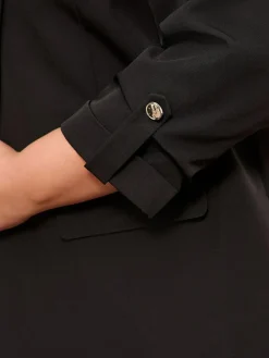 Friends Like These Curve Edge to Edge Tailored Sleeve Detail Blazer^Women Blazers|Suits & Tailoring