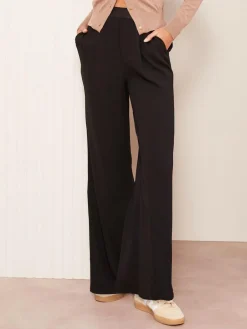 Friends Like These Black Elasticated Waist Trousers^Women Pants
