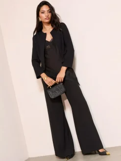 Discount Friends Like These Black Black Seam Detail Jacket