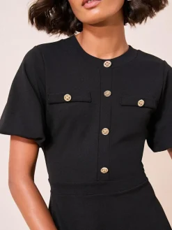 Friends Like These Military Midi Dress^Women Midi Dresses