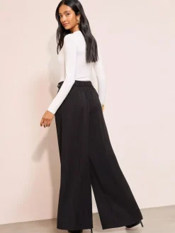 Friends Like These Adjustable Waist Premium Wide Leg Trousers^Women Pants