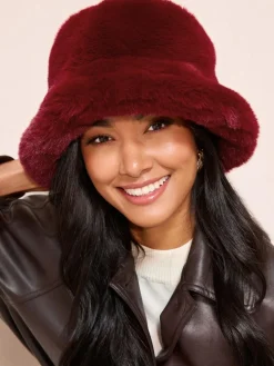 Friends Like These Faux Fur Bucket Hat^Women Hats|Hats, Gloves & Scarves