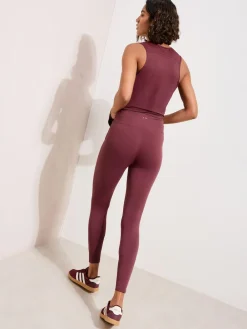 Clearance Friends Like These Burgundy Red Studio Wrap Over Leggings