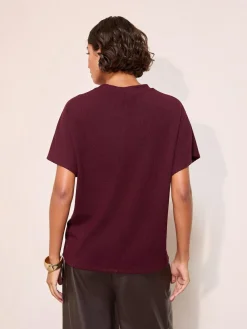 Friends Like These Button Detail Short Sleeve Top^Women Occasionwear