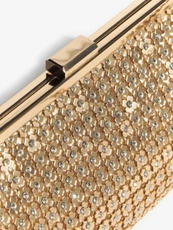 Friends Like These Chain Mail Clutch Gold