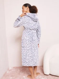 Sale Friends Like These Grey Animal Maxi Robe