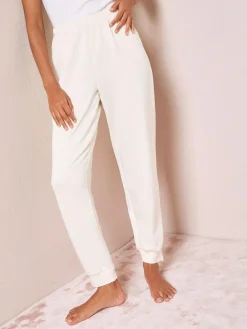 Discount Friends Like These Premium Jogger Pyjama Bottoms Ivory