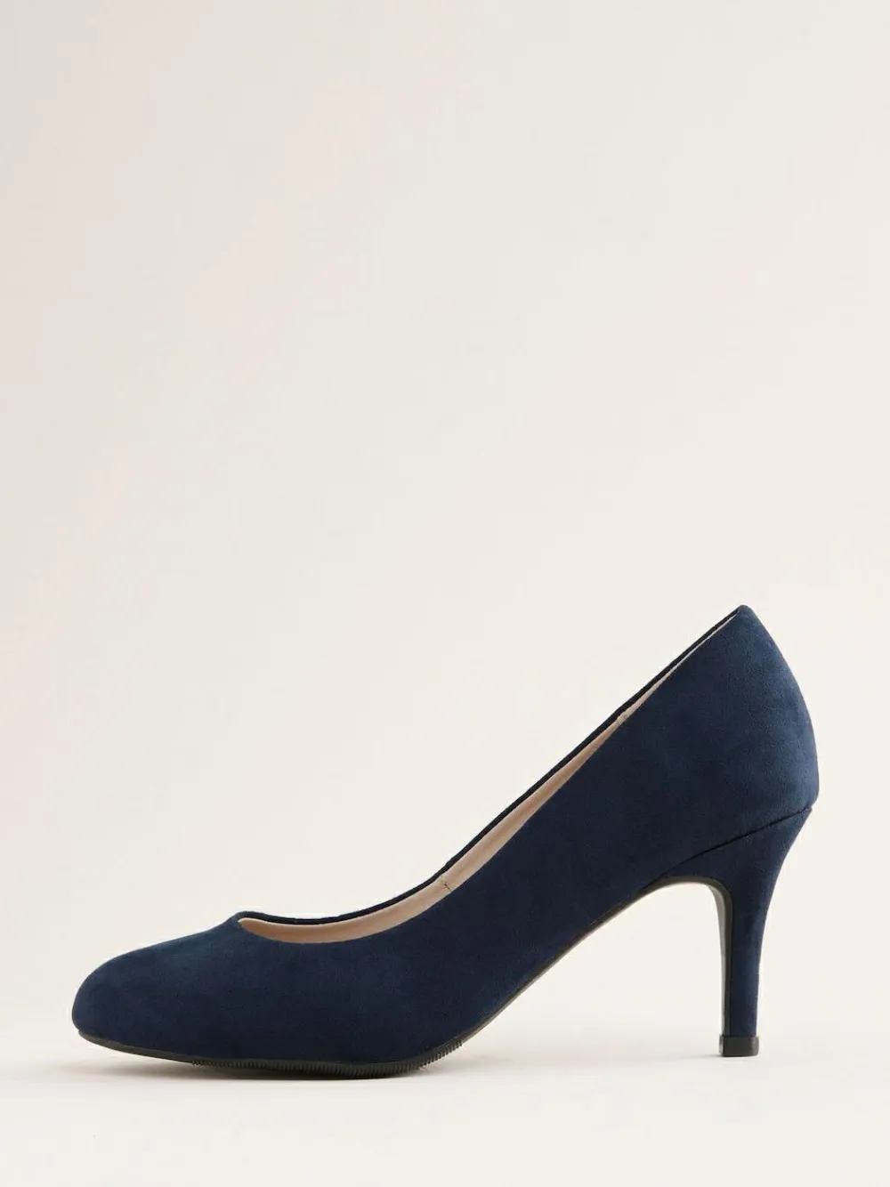 Friends Like These Wide Fit Low Stiletto Heel Round Toe Faux Suede Court Shoes^Women Wide Fit & Extra Wide Fit|Heels