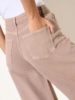 Friends Like These Neutral Relaxed Wide Leg Jeans^Women Jeans|Jeans