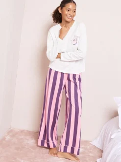 Friends Like These Purple Don’t Give A Fig Long Sleeve Pyjamas^Women Pyjamas|Nightwear