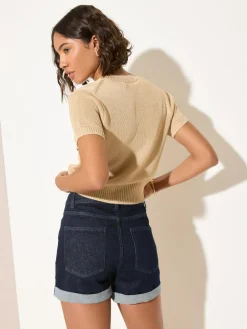 Friends Like These Boyfriend Denim Shorts^Women Shorts