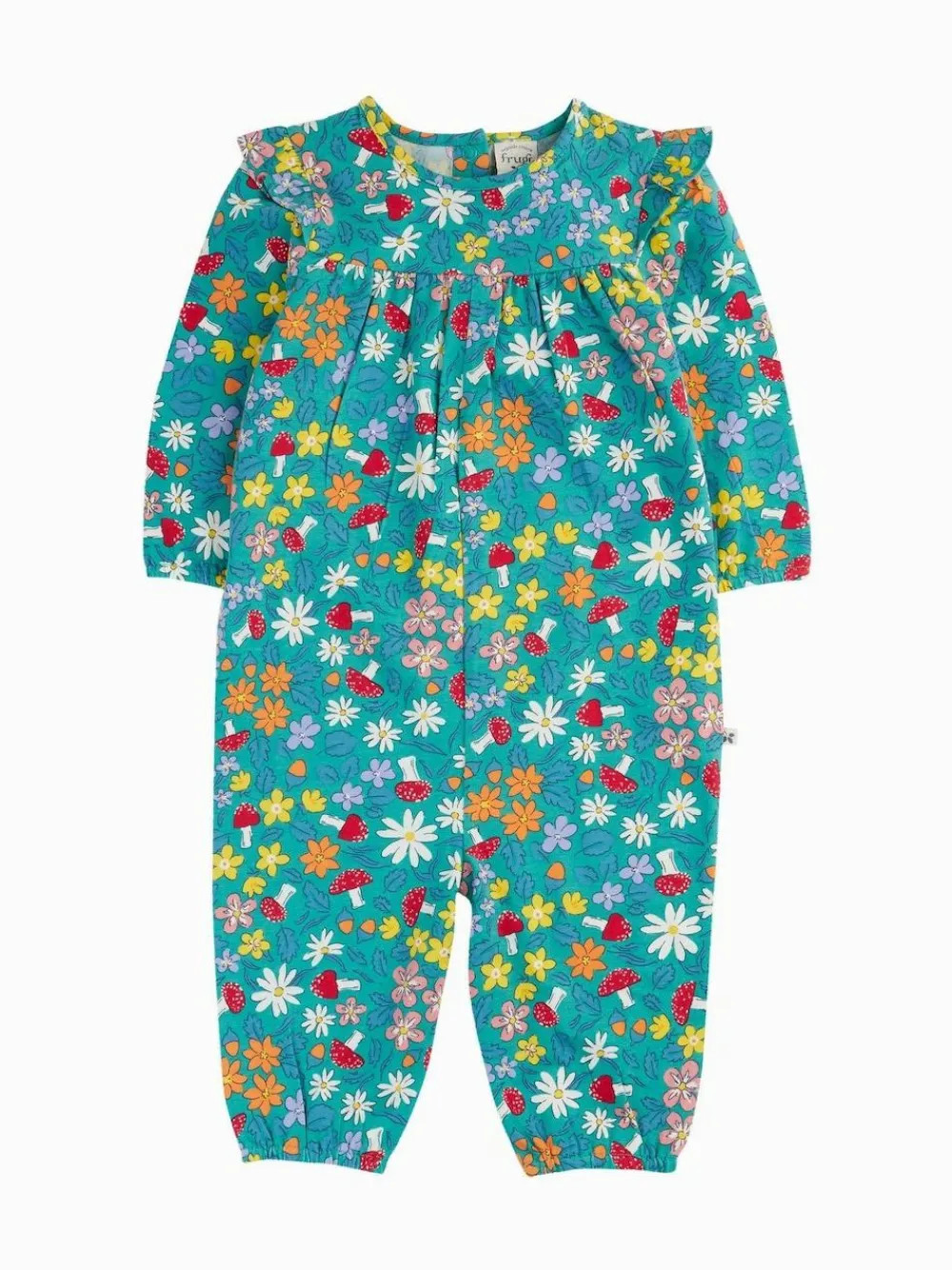 Discount Frugi Green Wren Playsuit
