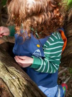 Frugi Little Blue Waterproof Dungarees^BOY Dungarees