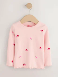 Discount Next Fruit Long Sleeve Rib Tops 5 Pack (3mths-7yrs)