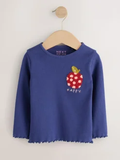 Discount Next Fruit Long Sleeve Rib Tops 5 Pack (3mths-7yrs)
