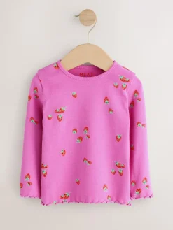 Discount Next Fruit Long Sleeve Rib Tops 5 Pack (3mths-7yrs)