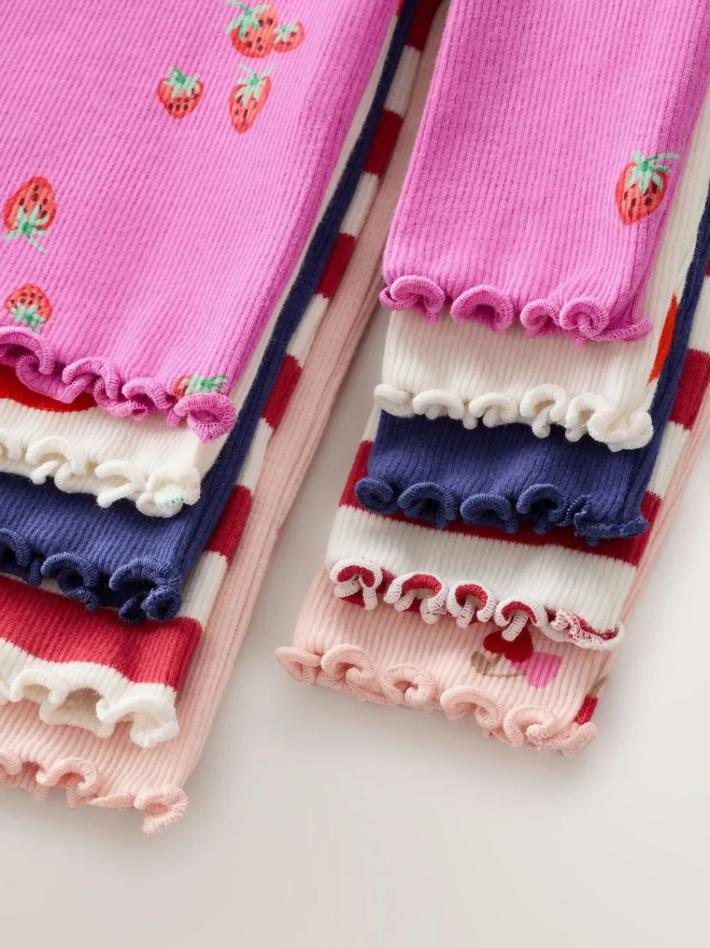 Discount Next Fruit Long Sleeve Rib Tops 5 Pack (3mths-7yrs)