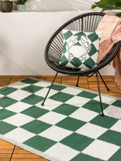 Furn Green Checkerboard Outdoor Rug^ Rugs & Runners