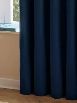 Outlet Furn Royal The Ultimate Velvet 100% Blackout Eyelet Blackout/Thermal Curtains