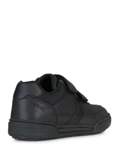 Discount Geox Junior Boy/Unisex Poseido Black Hook and Loop Trainers