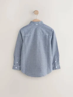 Clearance Next Gingham Check Single Oxford Shirt (3-16yrs)