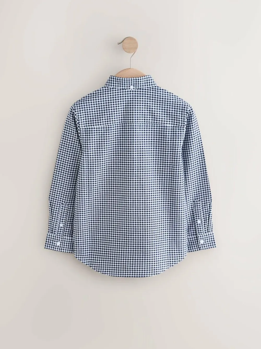 Clearance Next Gingham Check Single Oxford Shirt (3-16yrs)