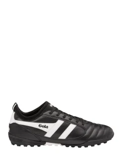 Online Gola Charcoal Black Juniors Ceptor Turf Lace-Up Football Trainers
