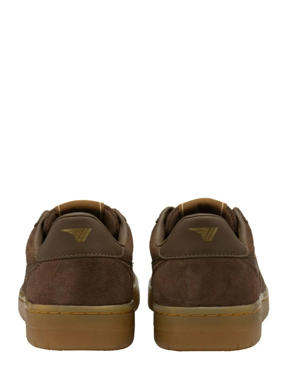 Online Gola Womens Hawk Trainers Dark Brown Suede