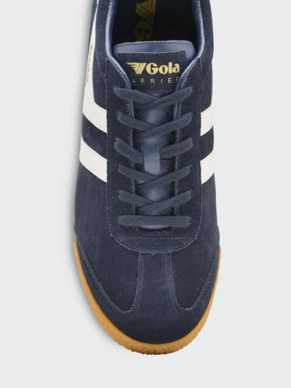 Gola Navy White Mens Harrier Trainers