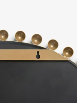 Next Gold Bobbin Round Wall Mirror^ Mirrors