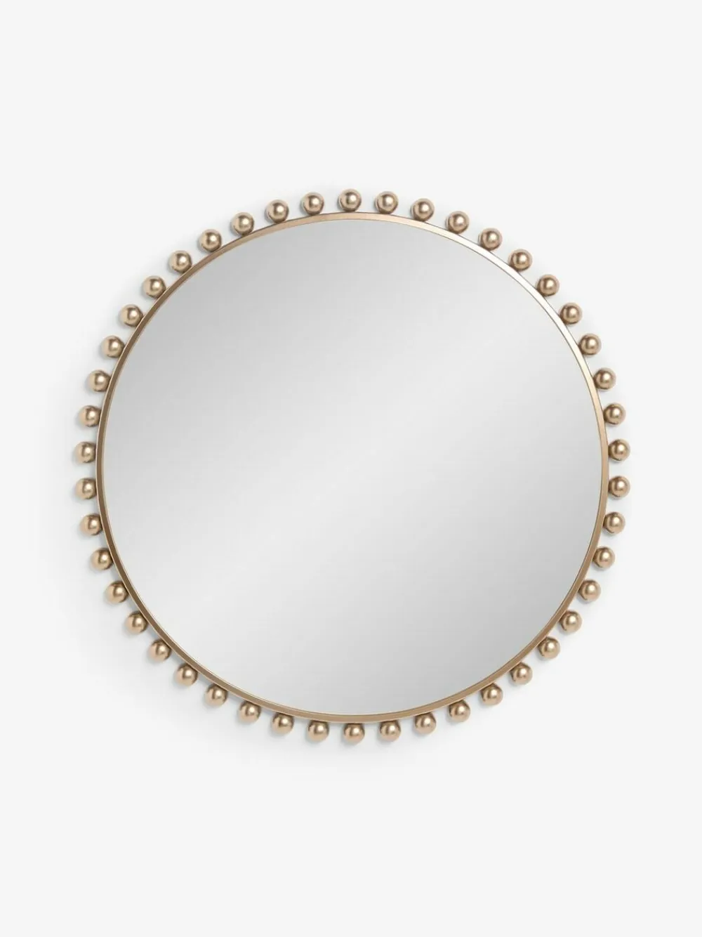 Next Gold Bobbin Round Wall Mirror^ Mirrors