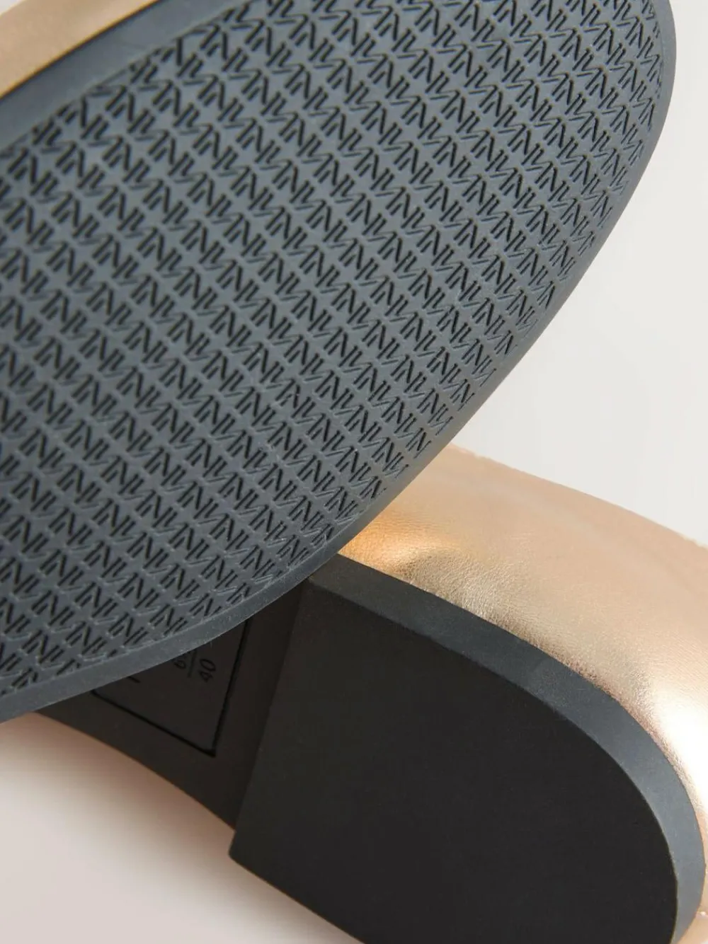 Next Gold Forever Comfort® Leather T-Bar Mary Jane Shoes^Women Flats