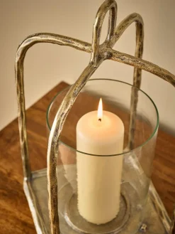 New Next Gold Forged Metal Lantern