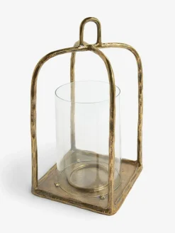 New Next Gold Forged Metal Lantern