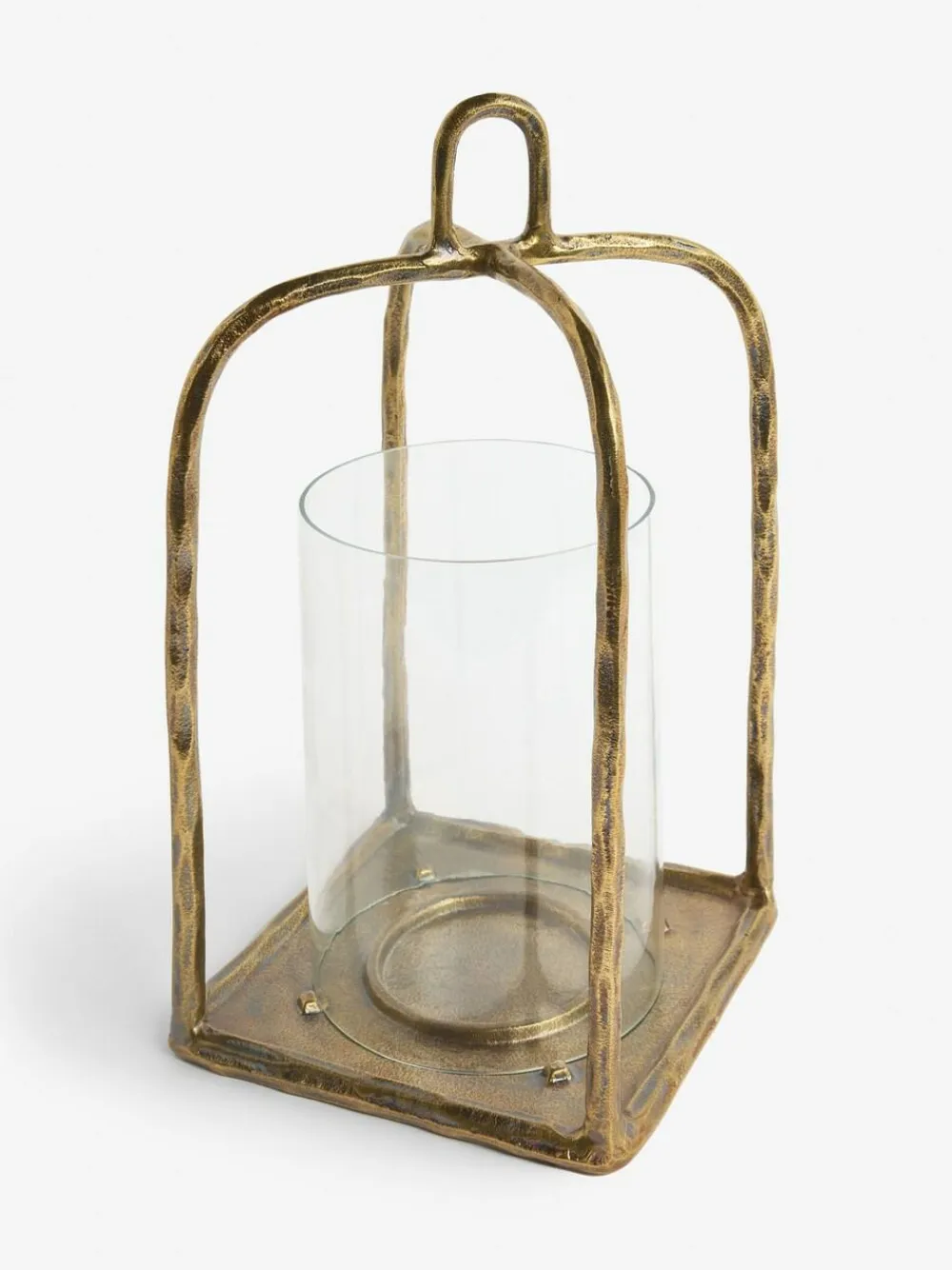 New Next Gold Forged Metal Lantern